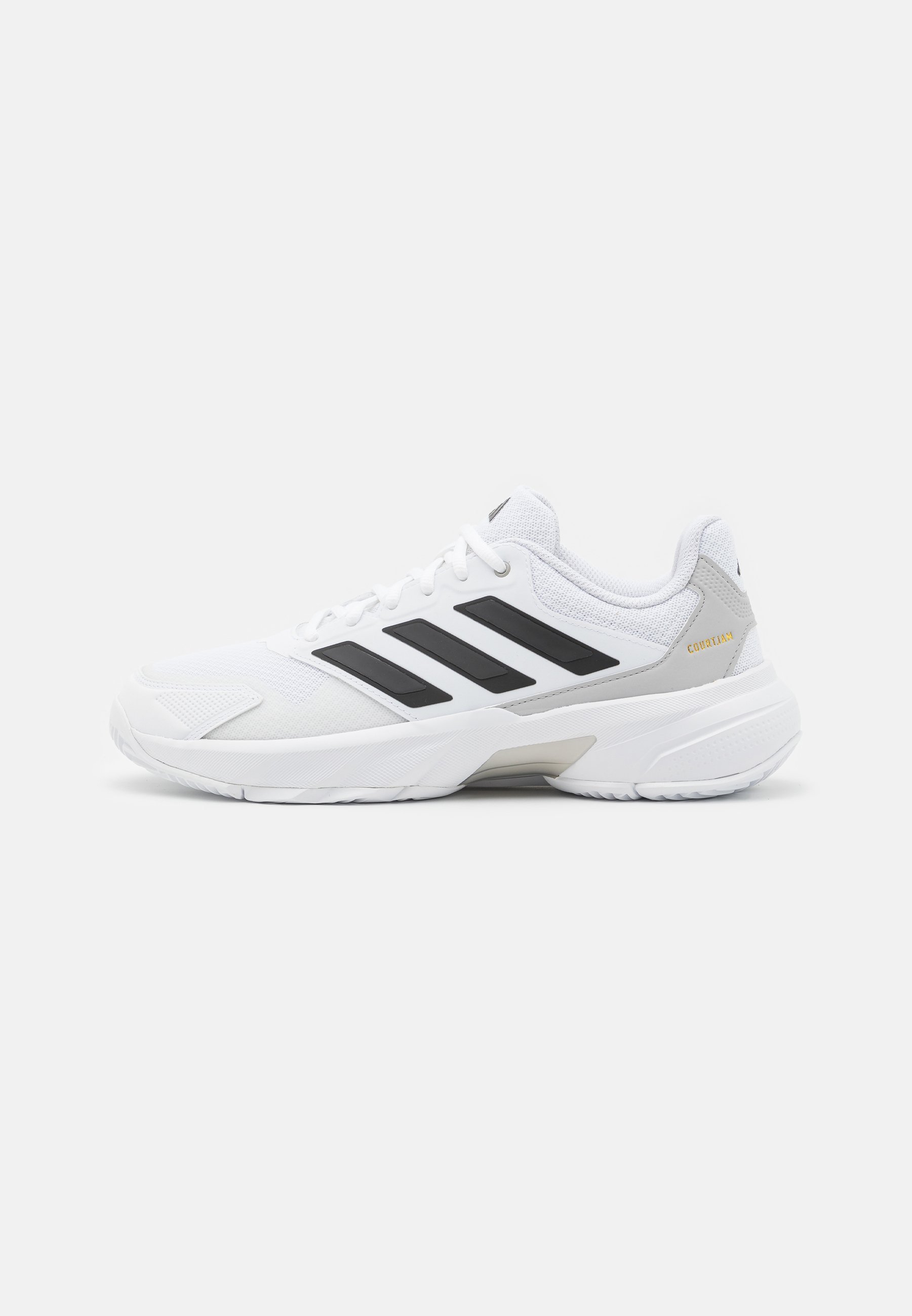 adidas Performance JAM CONTROL 3 M - Multicourt tennisschoenen - wolkwit/kernzwart/grijs twee
