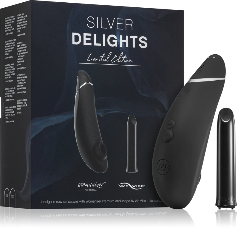 Womanizer Silver Delights Collection stymulator i wibrator