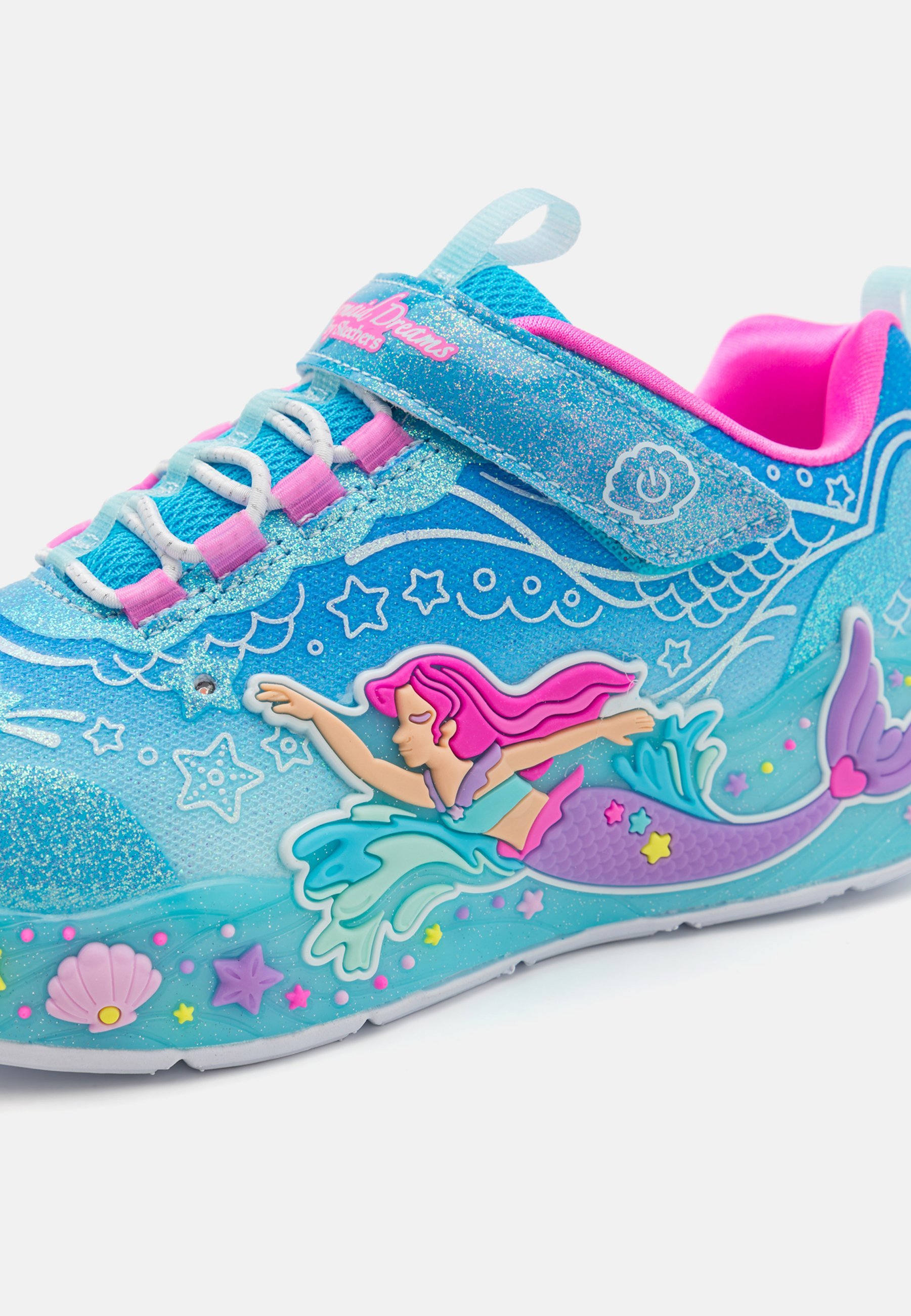 Skechers MERMAID DREAMS - Sneakers - blauw glitter/meerkleurig