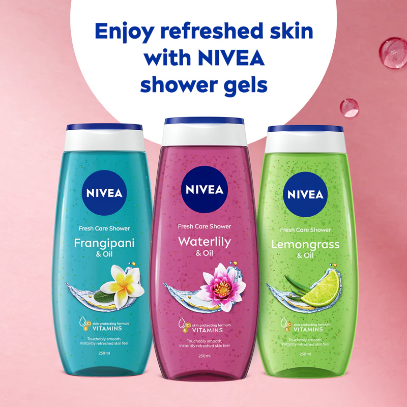Gel de Banho Refrescante NIVEA Waterlily & Oil
