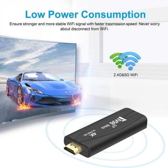 TV Box Stick - LPNOVE - Android 10 - 4K HDR - WiFi 6 - Bluetooth 5.0