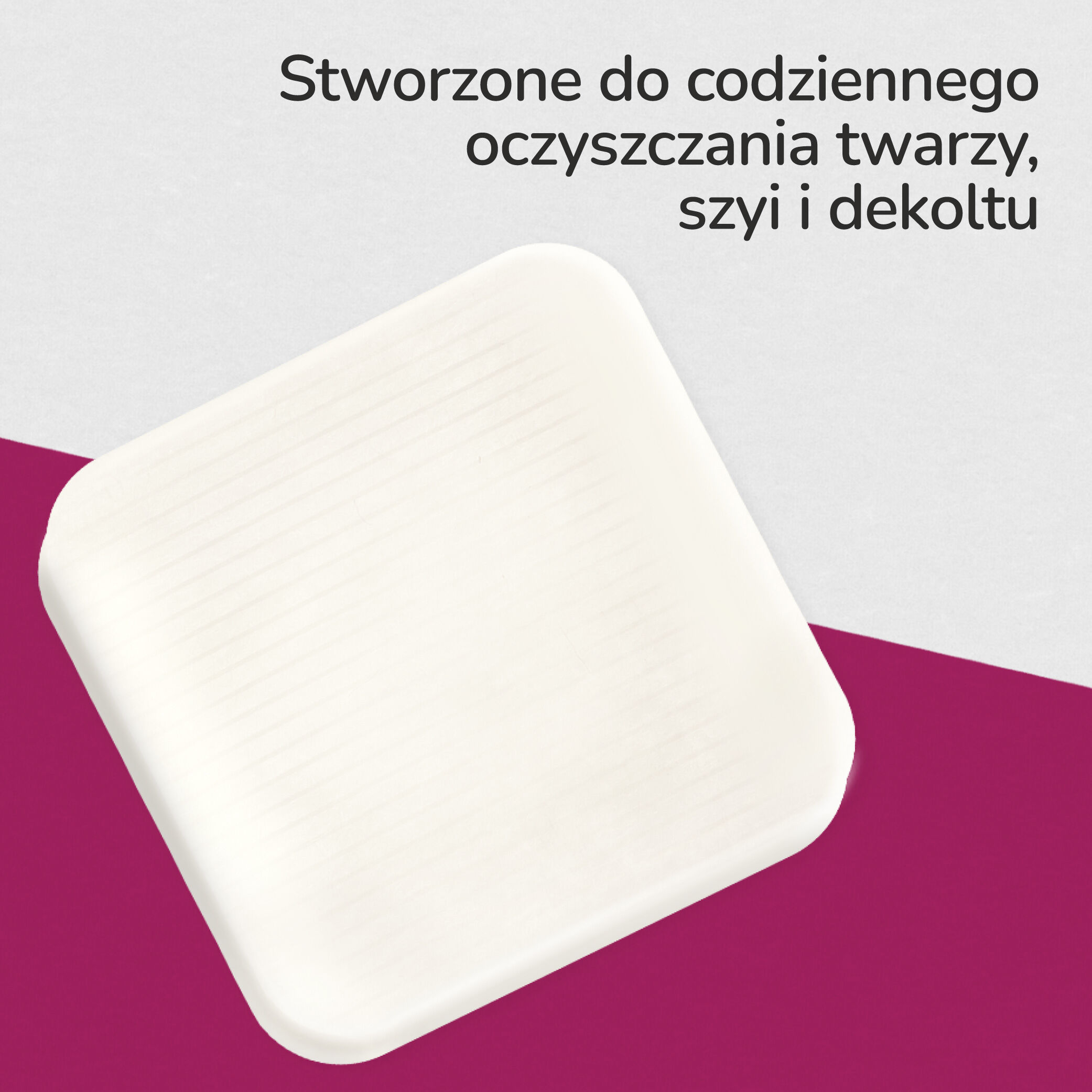 Cleanic vierkante wattenschijfjes, 50 stuks