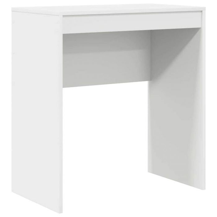 Vidaxl contemporary white desk 70 x 40 x 76 cm in engineered wood with storage
