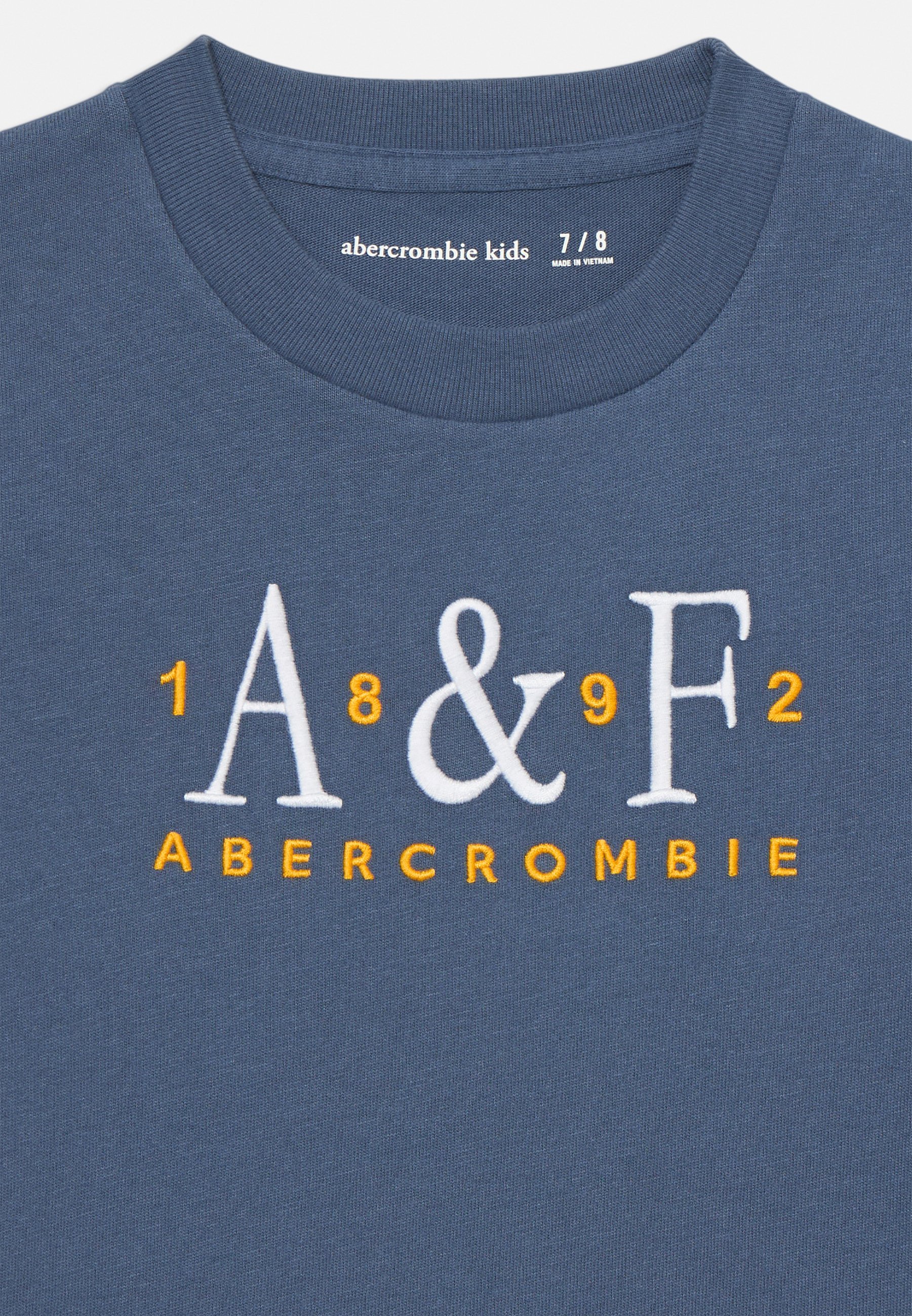 Abercrombie & Fitch SIGNATURE TEE - T-shirts med print - black