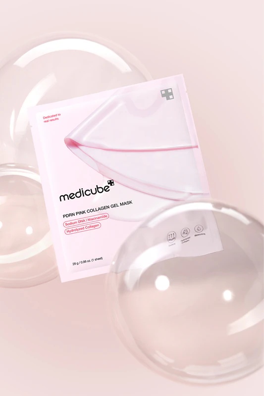 Medicube PDRN Pink Collagen Gel Mask маска за учвршћивање и подизање коже са колагеном