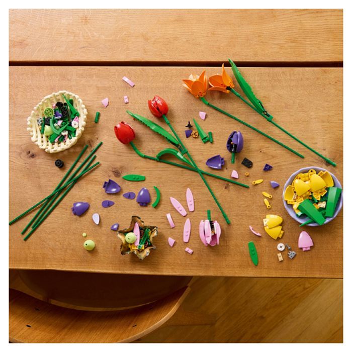 LEGO Botanicals 11501 Le Bouquet de Tulipes - Set de Construction pour Adulte - Cadeau