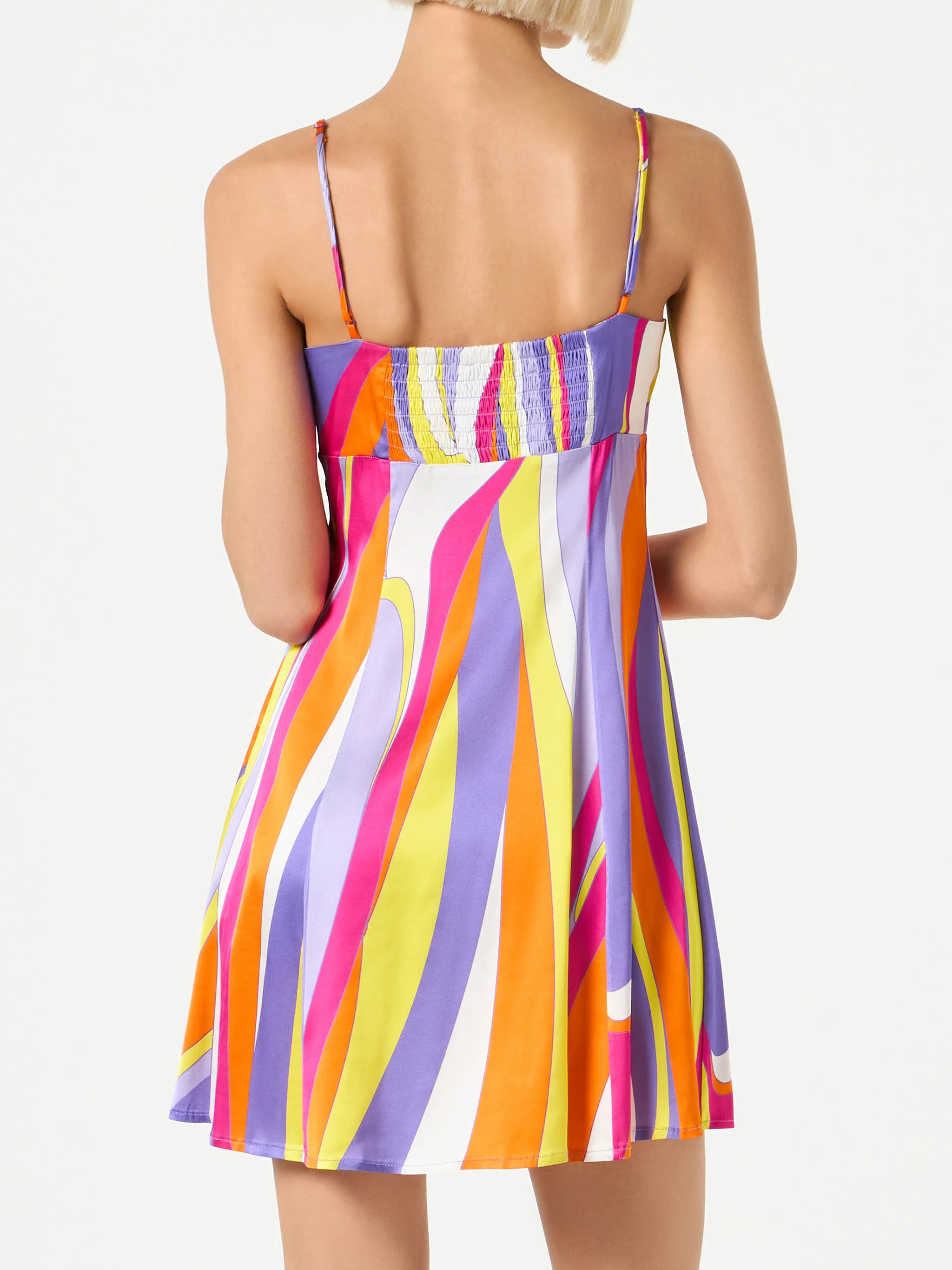 Slipjurk met Shape Wave-print