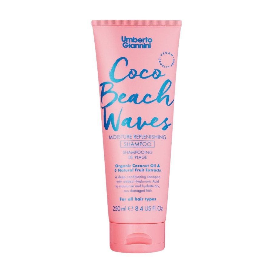 Umberto Giannini CoCo Beach Waves mitrinošais, atjaunojošais šampūns - 250 ml
