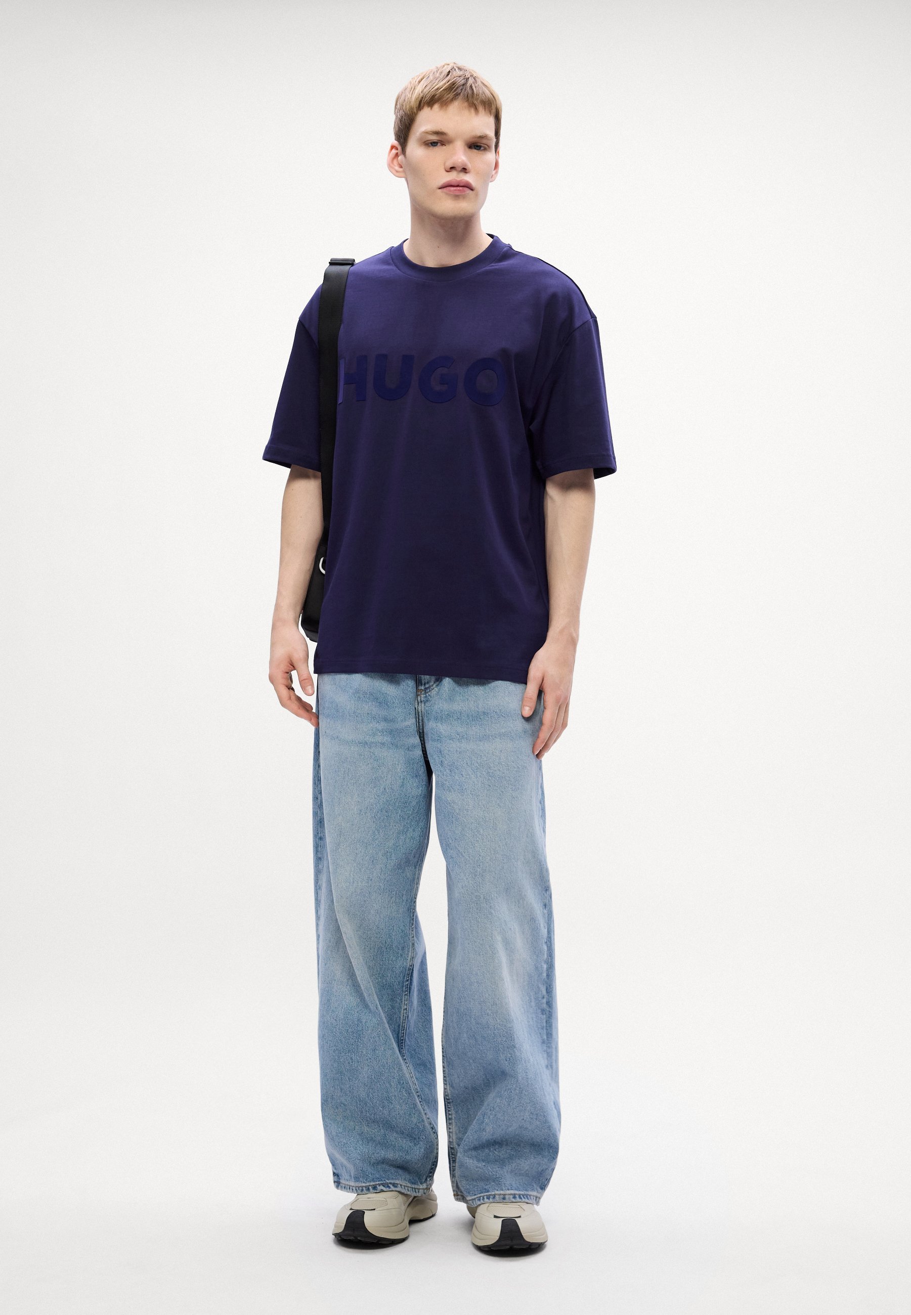 HUGO DINKEE - T-shirt met print - marineblauw