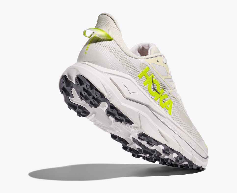 HOKA Challenger 8 Blanc / Néon Hoka Agrumes