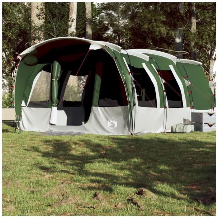 Family Tent - Dbaiyi-Ddis - 8-Person Tunnel Tent - Waterproof - 185T Polyester - 3 Bedrooms