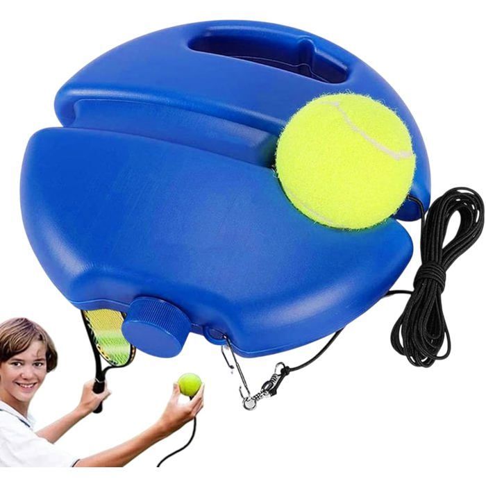 Kit de entrenamiento de tenis individual portátil para todos los niveles, equipo de autoaprendizaje para jugadores principiantes.