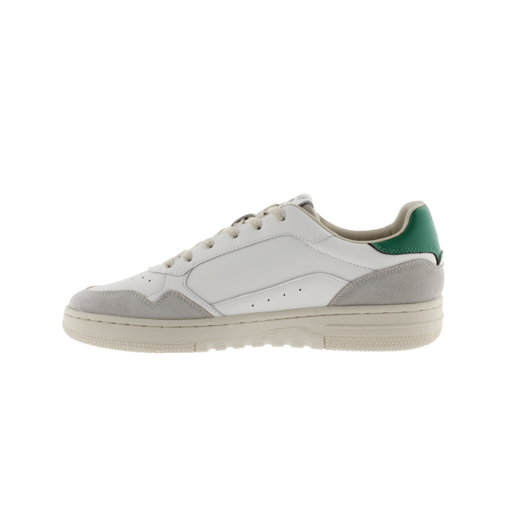 Baskets rétro classiques en cuir V. 1985 C80 avec logo rétro et talon contrastant