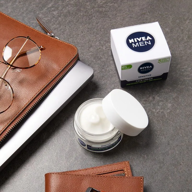 Nivea Men Sensitive Intensywnie nawilżający krem dla mężczyzn do skóry wrażliwej