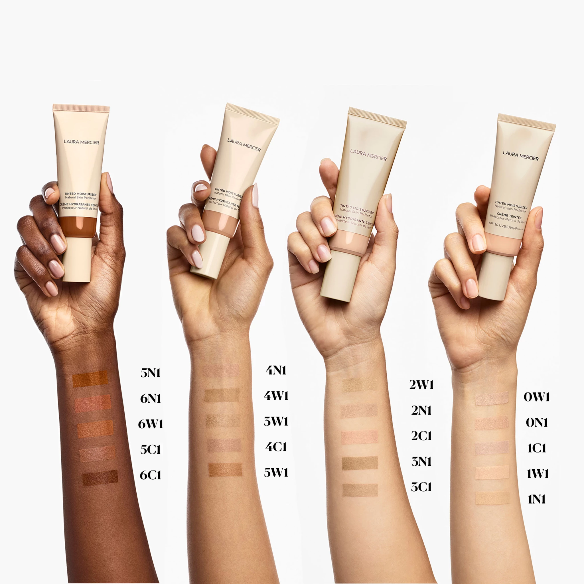 Cremă hidratantă colorată SPF30 2N1 Nude - Laura Mercier