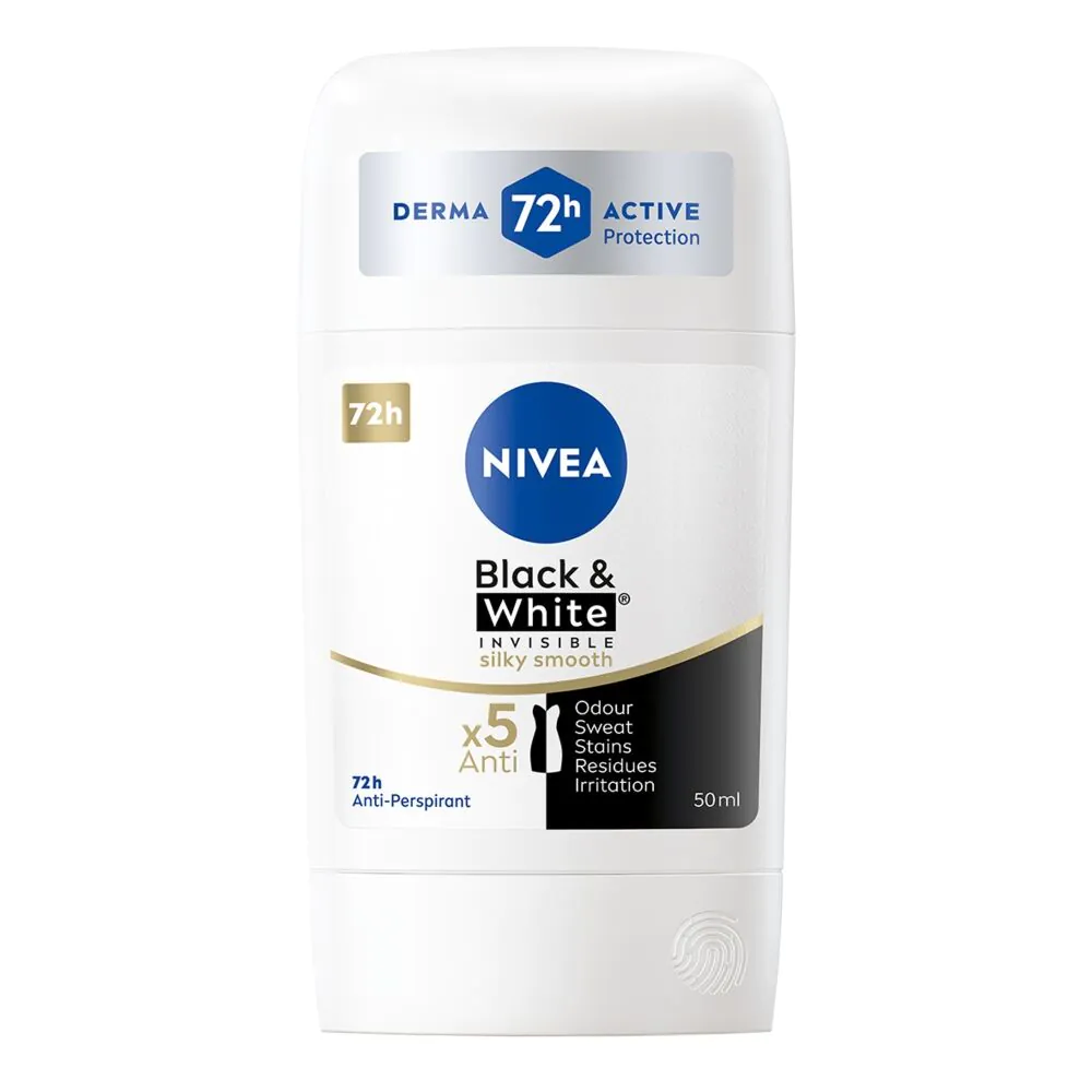 Nivea Deo Ap Sztyft Black & White Silky Smooth