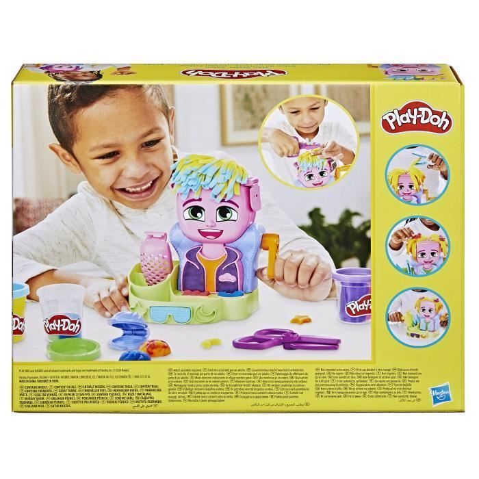 Salón de belleza Play-Doh, set de plastilina con 6 botes, Clásico, para mayores de 3 años.