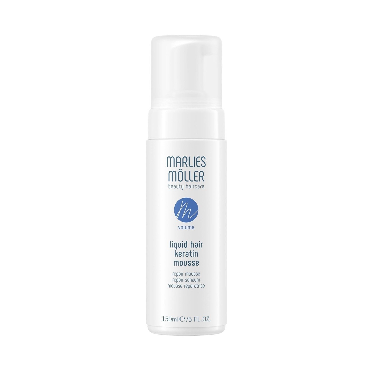 Marlies Möller Volume matu putas, šķidras keratīna matu putas - 150 ml