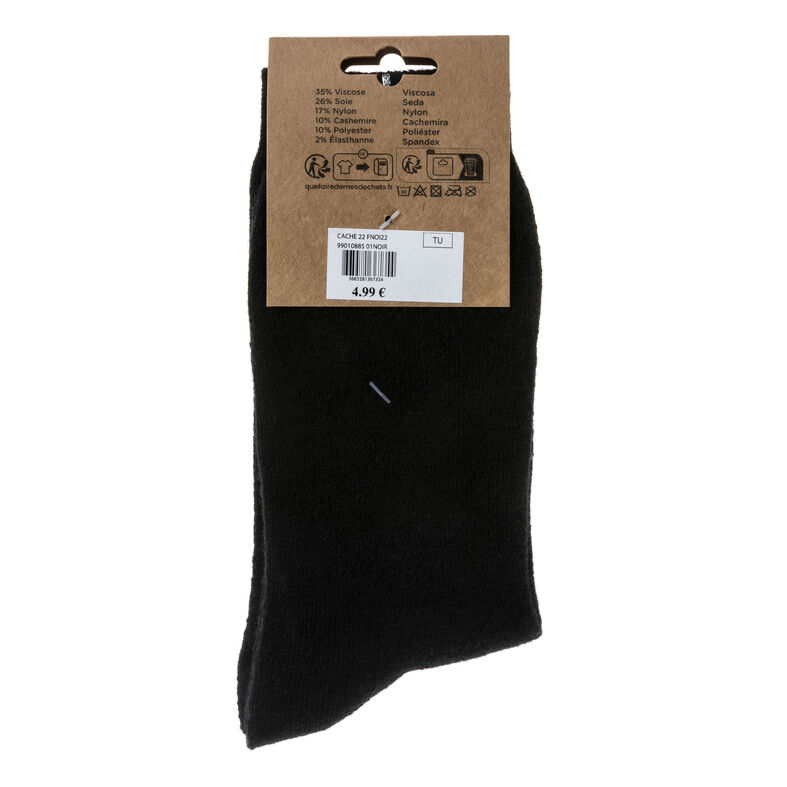 Calcetines y medias negras para mujer