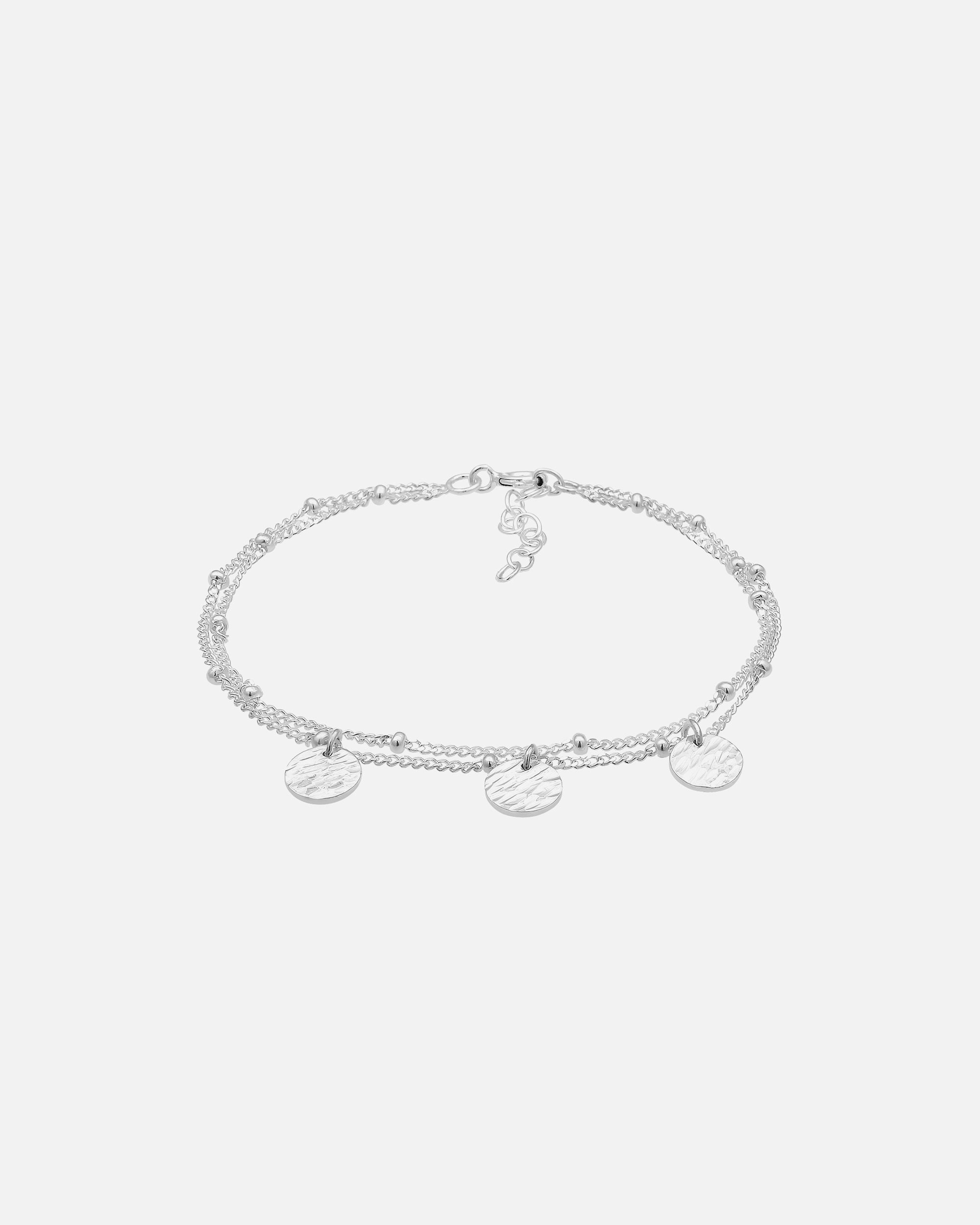 Elli Couche Plaquettaires Geo Bracelet Femme Plaqué Or Argent (925/1000)