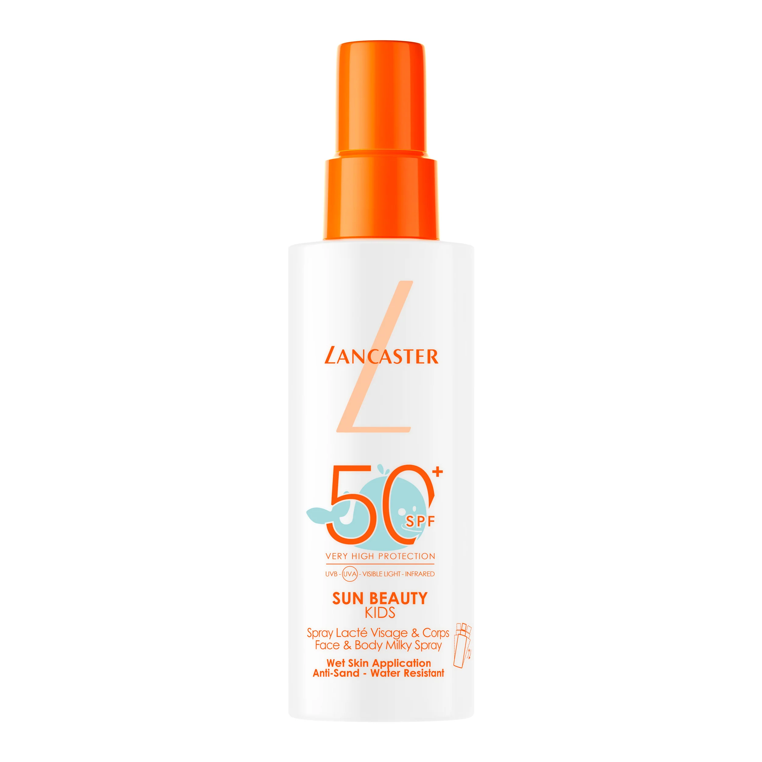 Sun For Kids Kids Water Resistant Milky Spray SPF50+ - Crema Solare Bambini, Latte solare corpo alta prot., Prodotti per Bambini