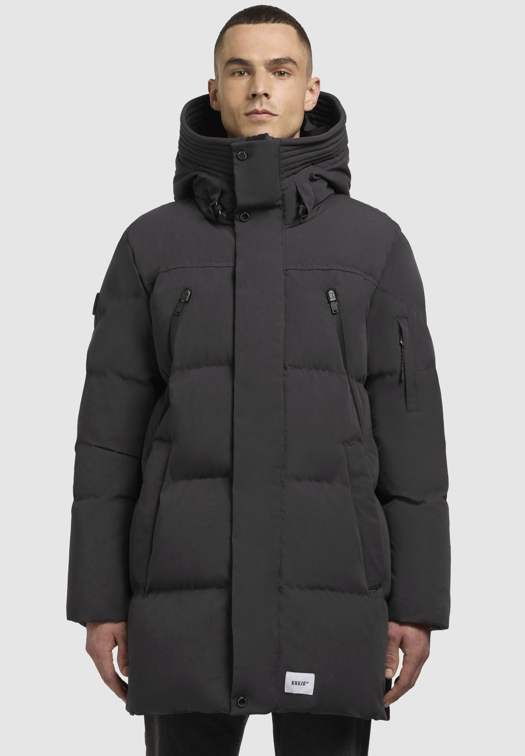 khujo DOYLE - Cappotto invernale - grigio scuro