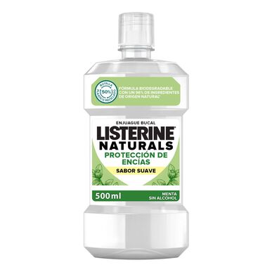 Listerine Natural Gum Protection Elixir Jemná máta 500 ml 500 ml