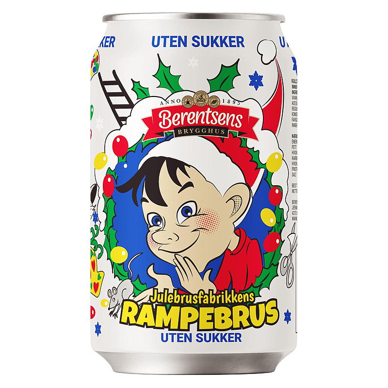 Soda de Noël sucré 0,33 l Soda à l'ail