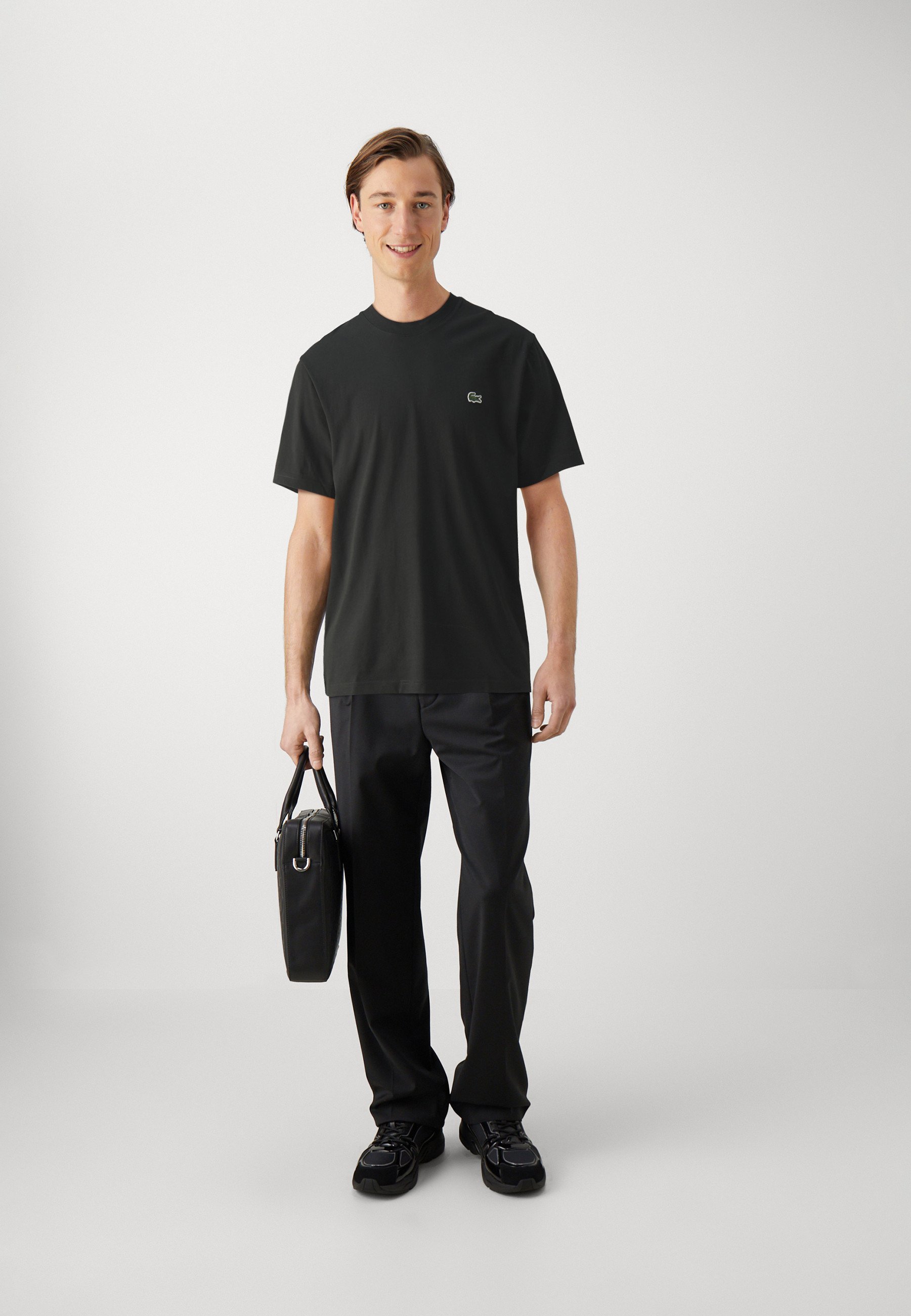 Lacoste Basic T-shirt - zwart