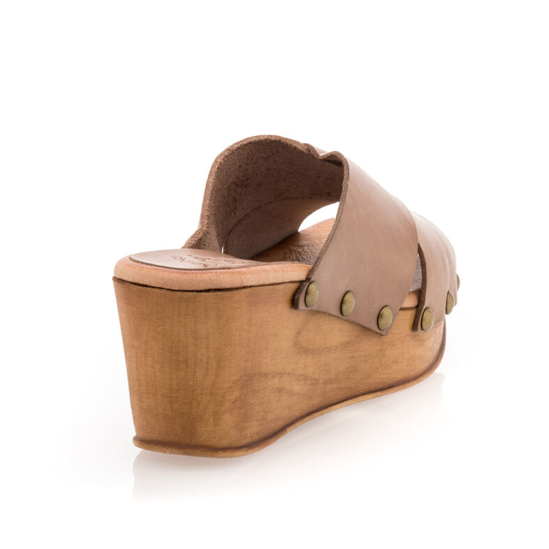 Brune mules/tresko til dame