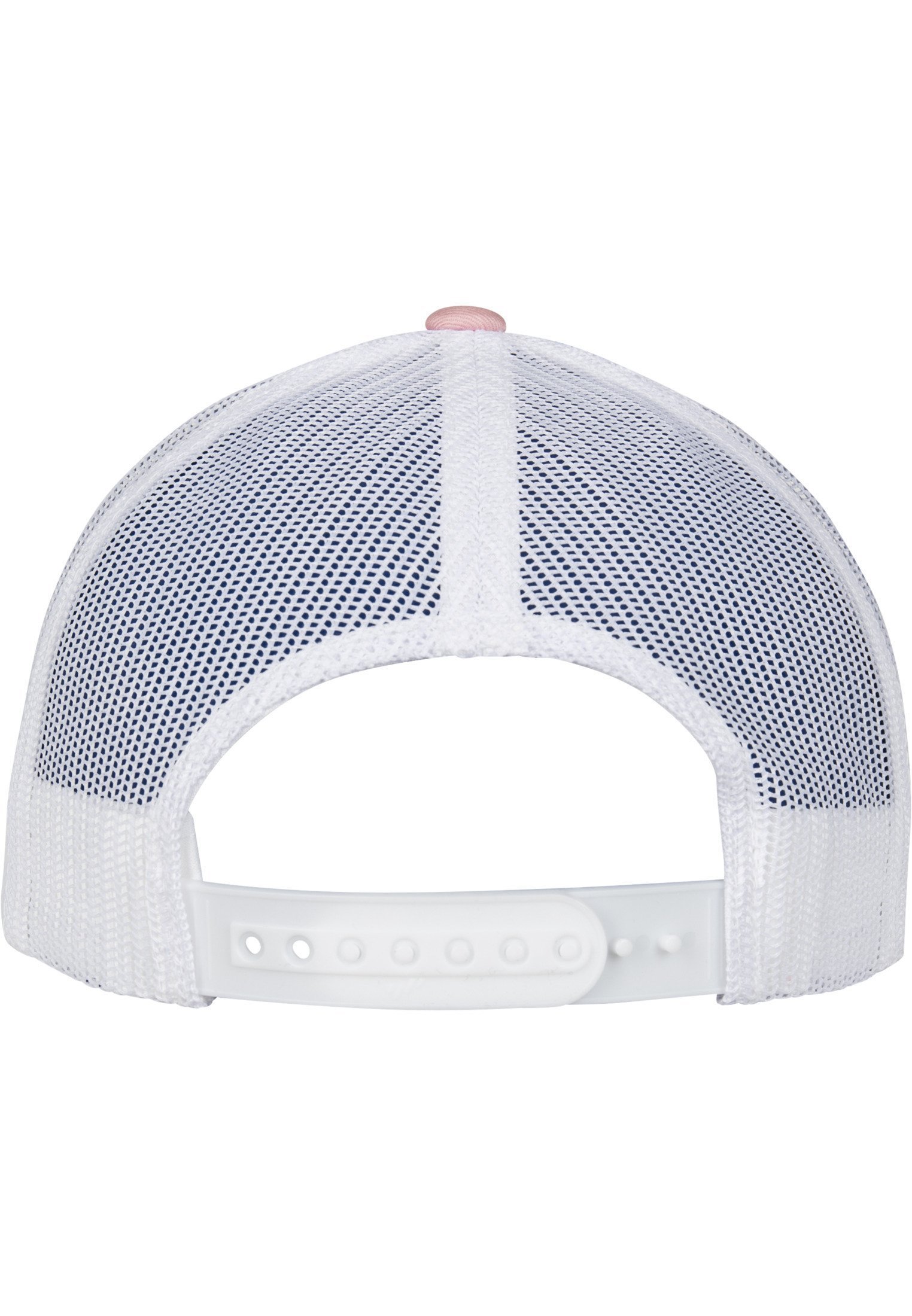 Cappellino Flexfit CHECKERBOARD RETRO TRUCKER - rosa chiaro/bianco