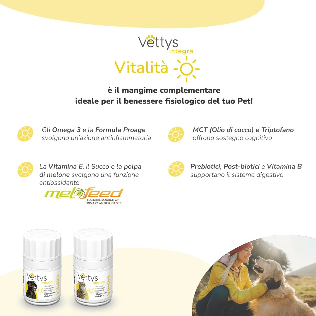 VETTYS Vettys Integra Vitality voor katten 30 tabletten Energie en vitaliteit