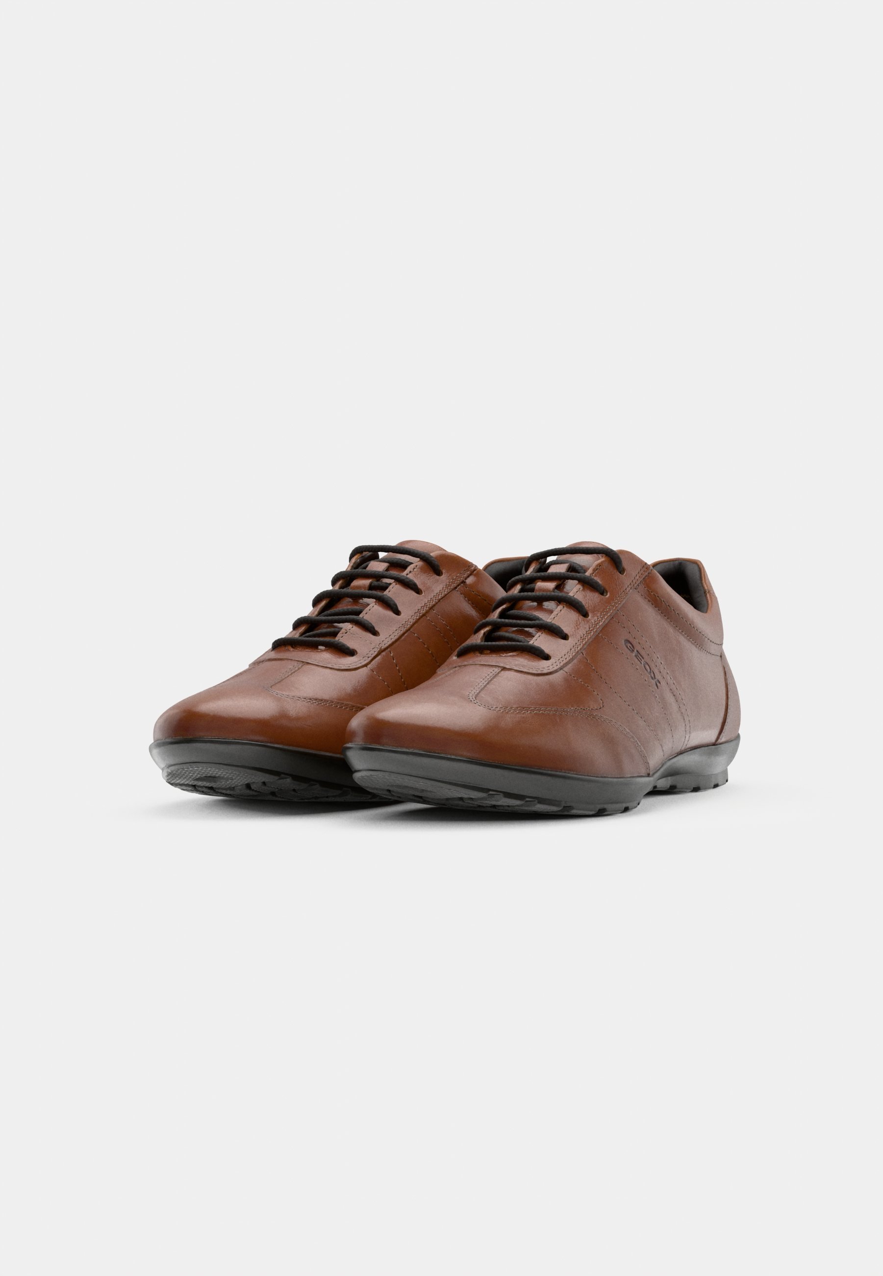 Geox UOMO SYMBOL - Lace-ups casuais - browncotto