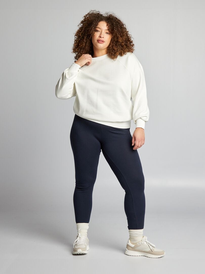 Lange katoenen leggings - blauw