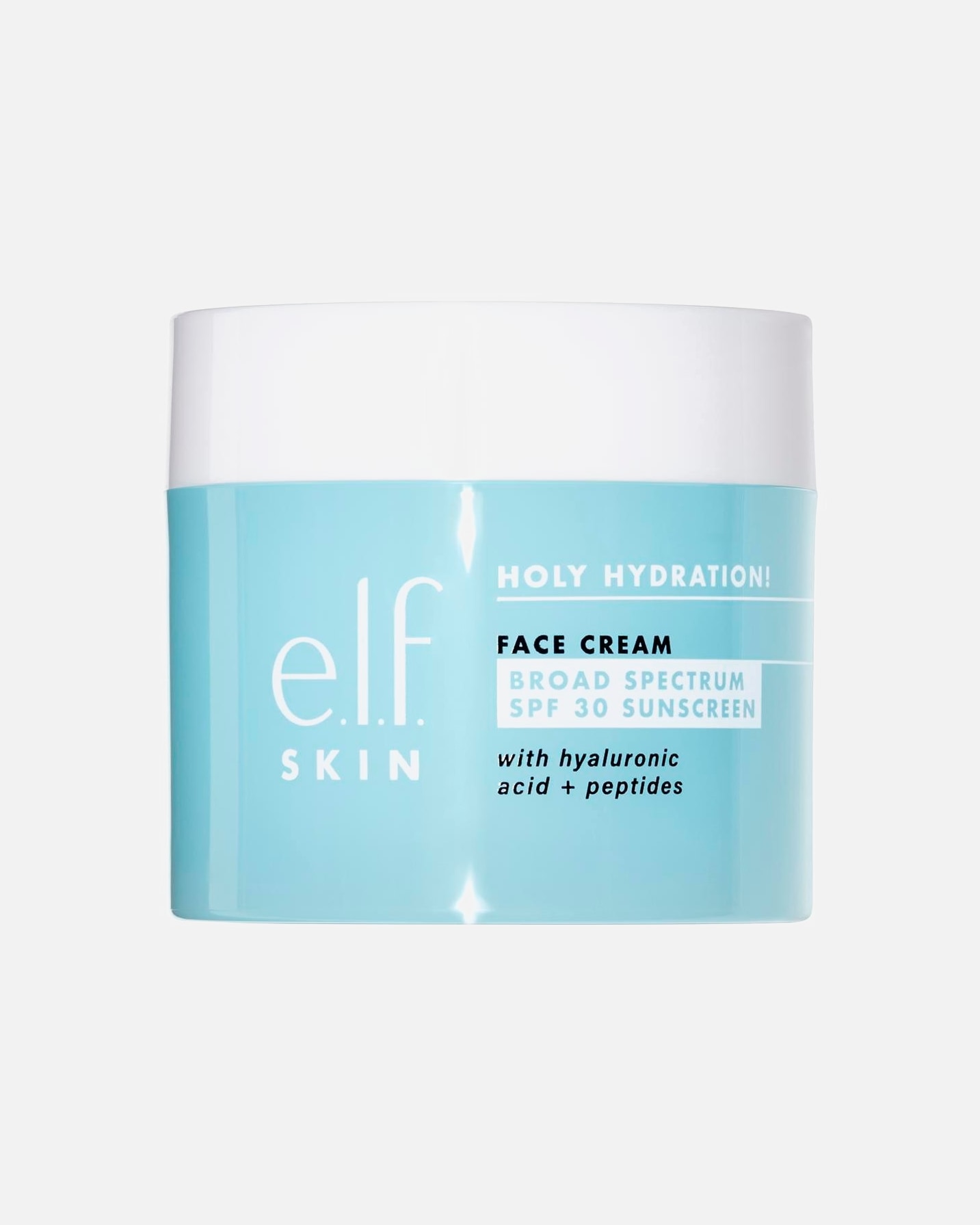 Crema viso elf Cosmetics con protezione solare ad ampio spettro, fattore 30-50 g