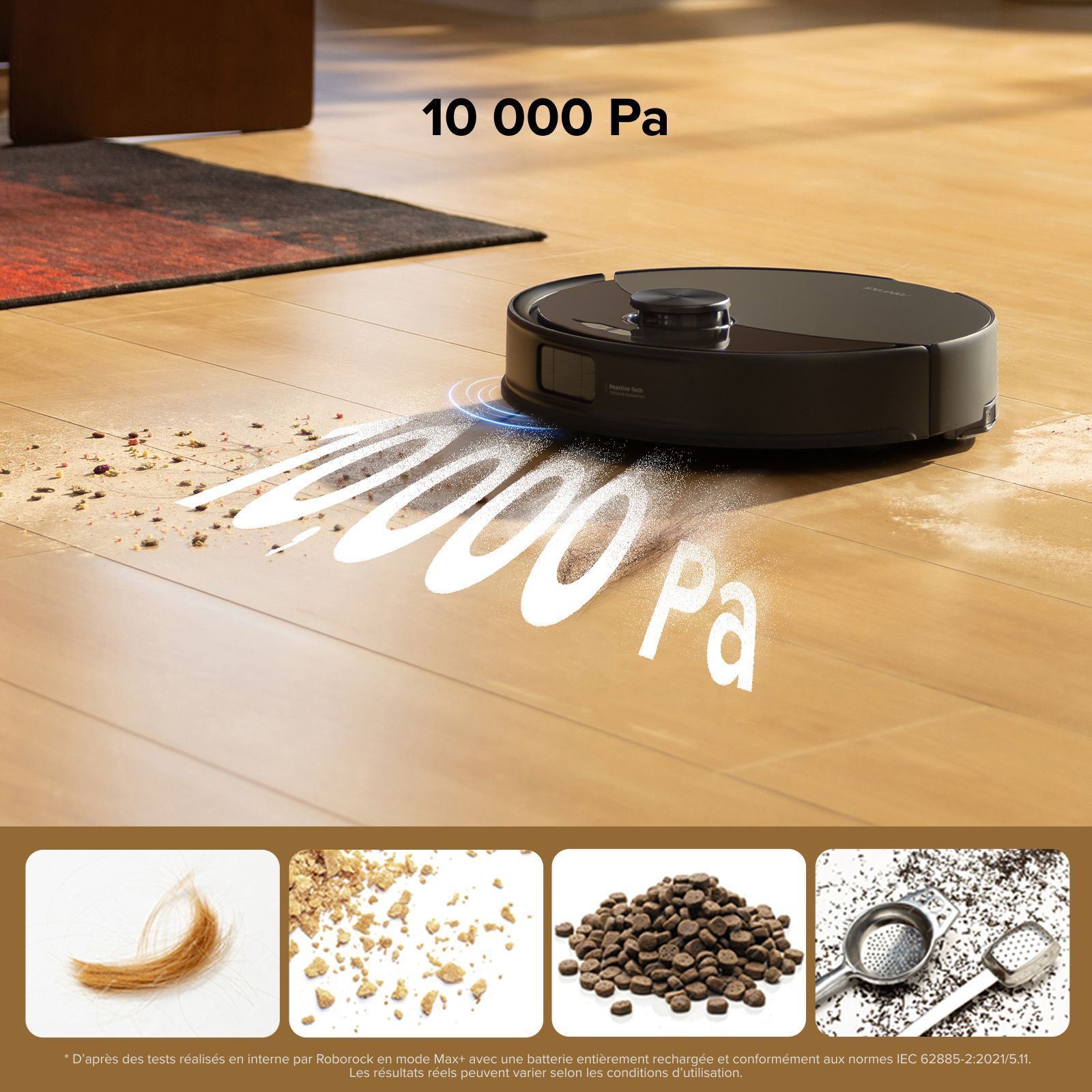 ROBOROCK Q10 VF+ - Robô Aspirador e Mop com Estação de Esvaziamento Automático - Potência de Sucção de 10000 Pa - Autonomia da Bateria de 150 min