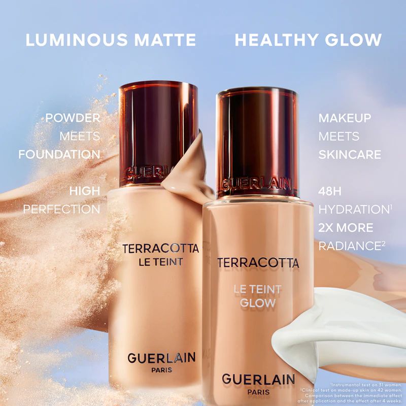 GUERLAIN Terracotta Le Teint Glow verhelderende vloeibare foundation voor een natuurlijke look