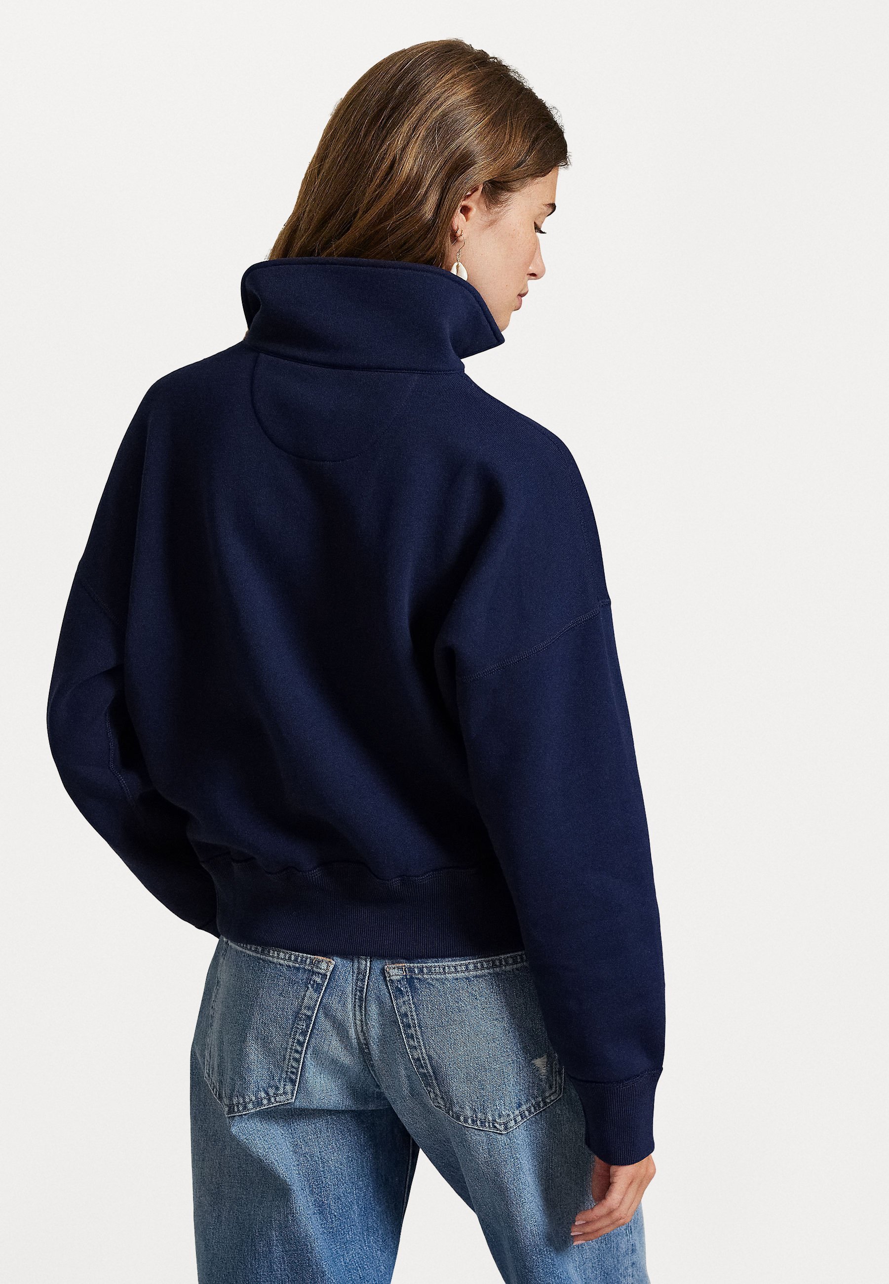 Polo Ralph Lauren FLEECE QUARTER ZIP - Sweatshirt - cruise navy