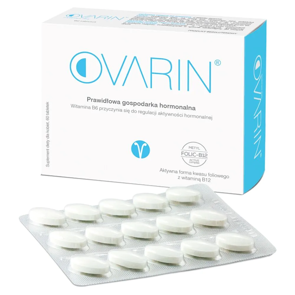 Ovarin Wspomaganie gospodarki hormonalnej Tabletki