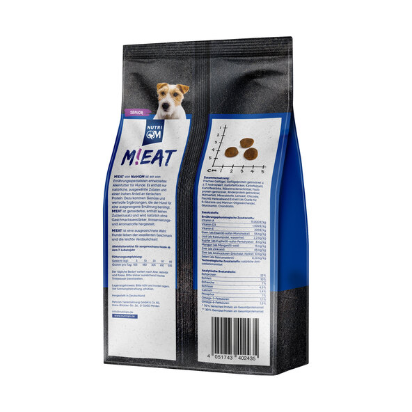 Ξηρά τροφή για σκύλους M!eat Senior, 5 x 1,5 kg