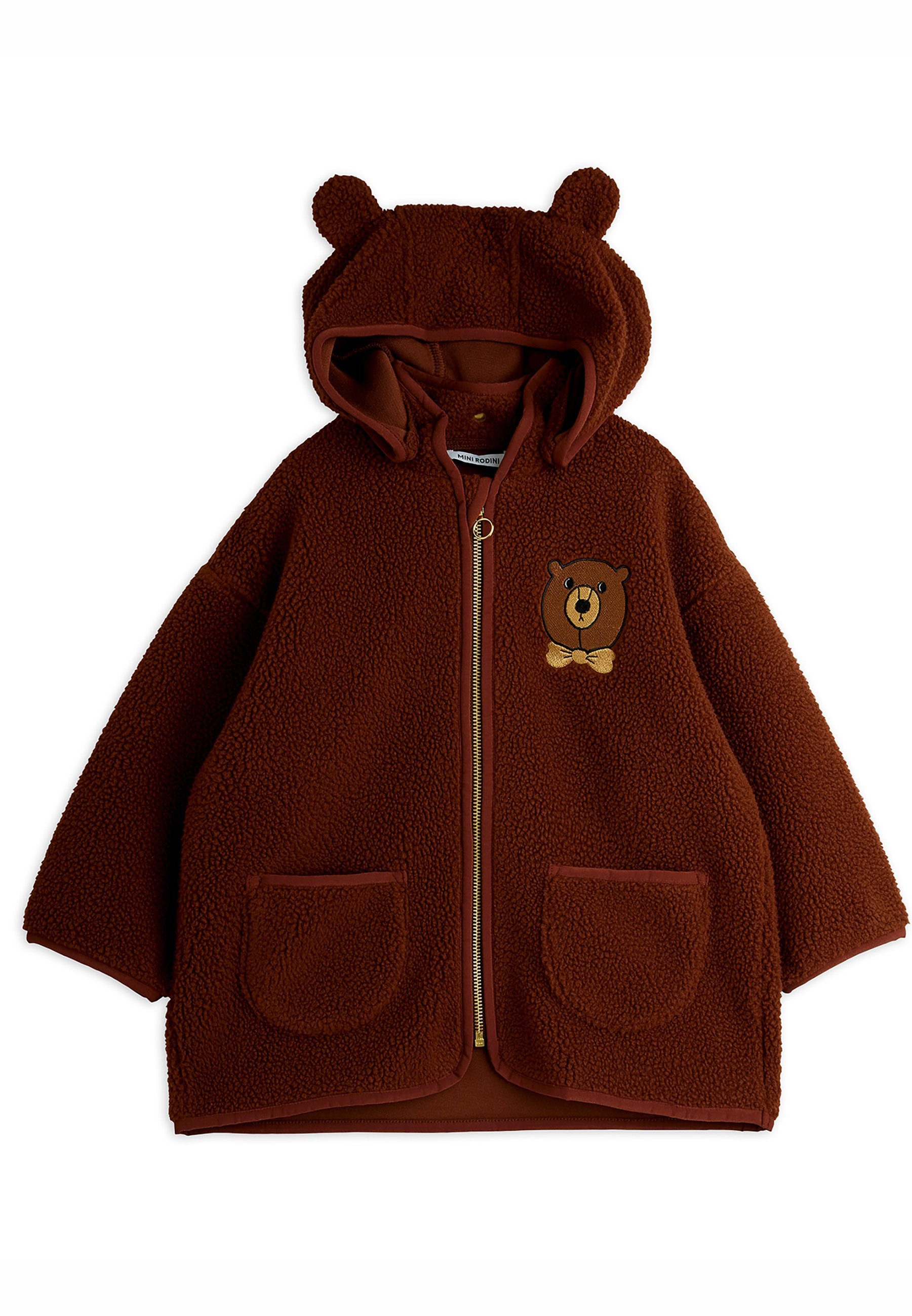 Mini Rodini Bärenjacke Unisex - Winterjacke - braun