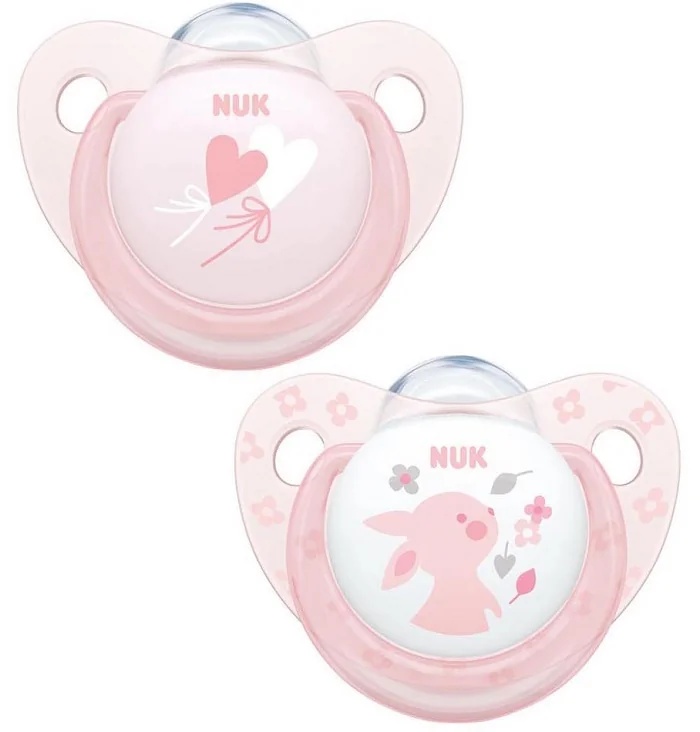 NUK Nuk Pacifier R&B Pink Sil 0-6M