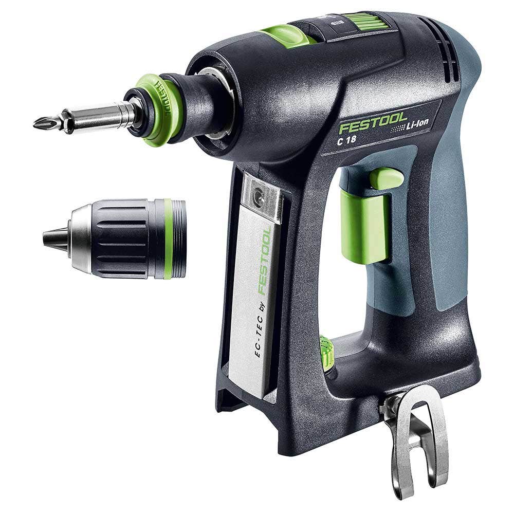 Furadeira/Parafusadeira FESTOOL 18V C de 2 Velocidades Systainer Skin 576434