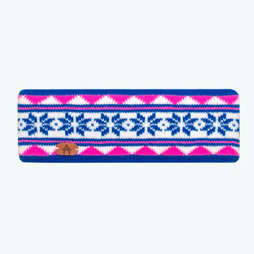 Cabaia Blaues Eisfleece-Stirnband