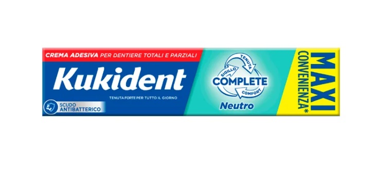 KUKIDENT Kukident Complete Neutral Neutral Aroma 65 g Haftcreme für Voll- und Teilprothesen