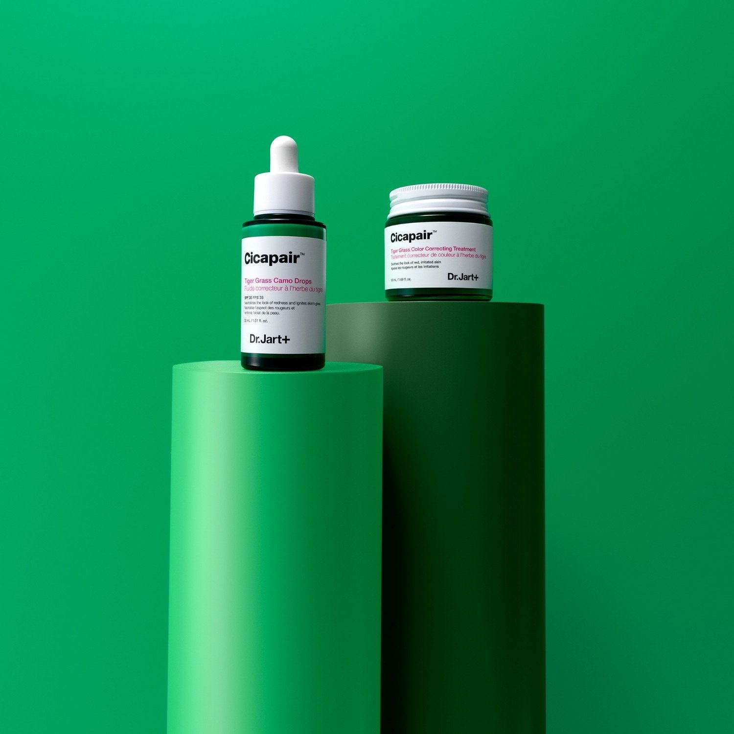 Dr. Jart+ maskuoklis „Cicapair™“ tigro žolės maskuojamieji lašai – 30 ml