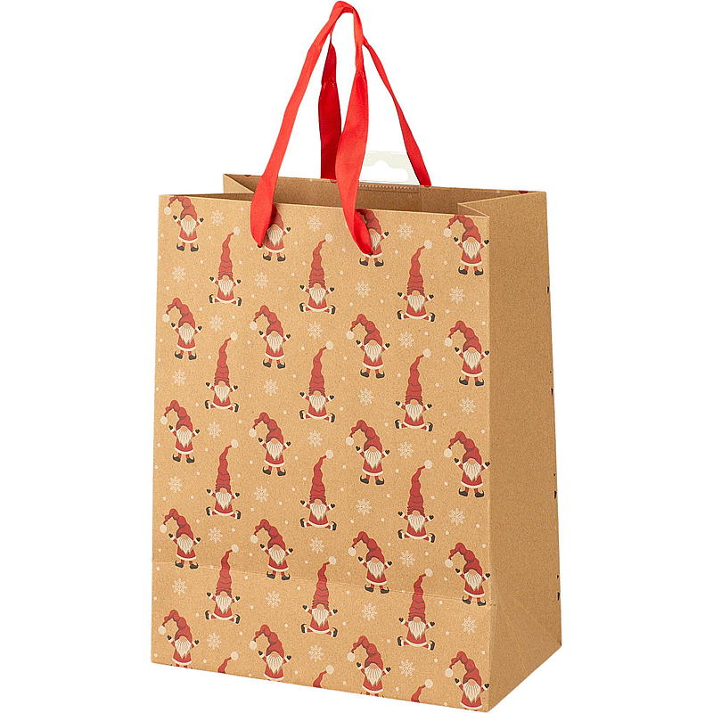 Sac cadeau en papier kraft 20 x 25,5 x 11 cm