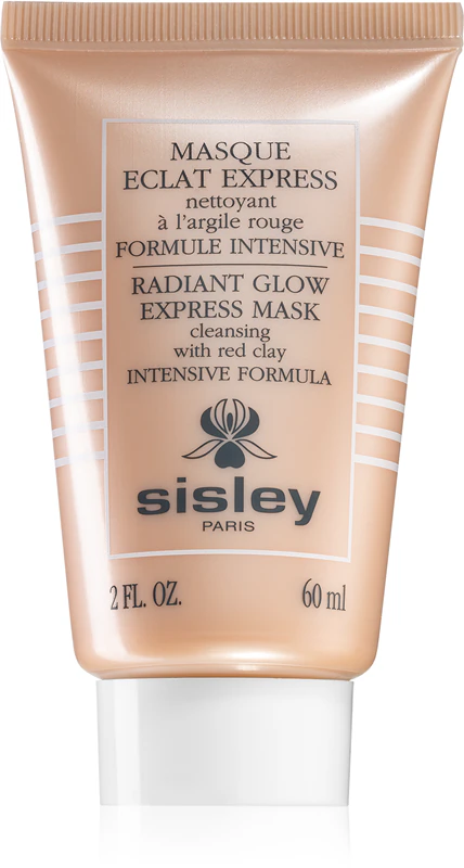 Máscara de limpeza Sisley Radiant Glow Express com efeito iluminador.