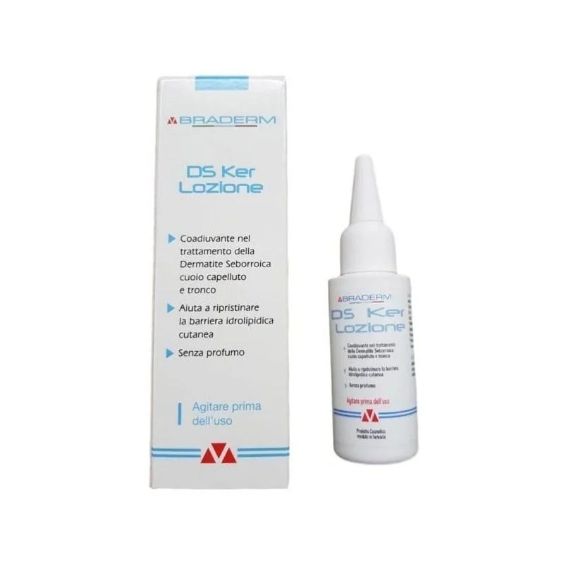 BRADERM Braderm DS Ker losjon proti seboroičnemu dermatitisu 50 ml