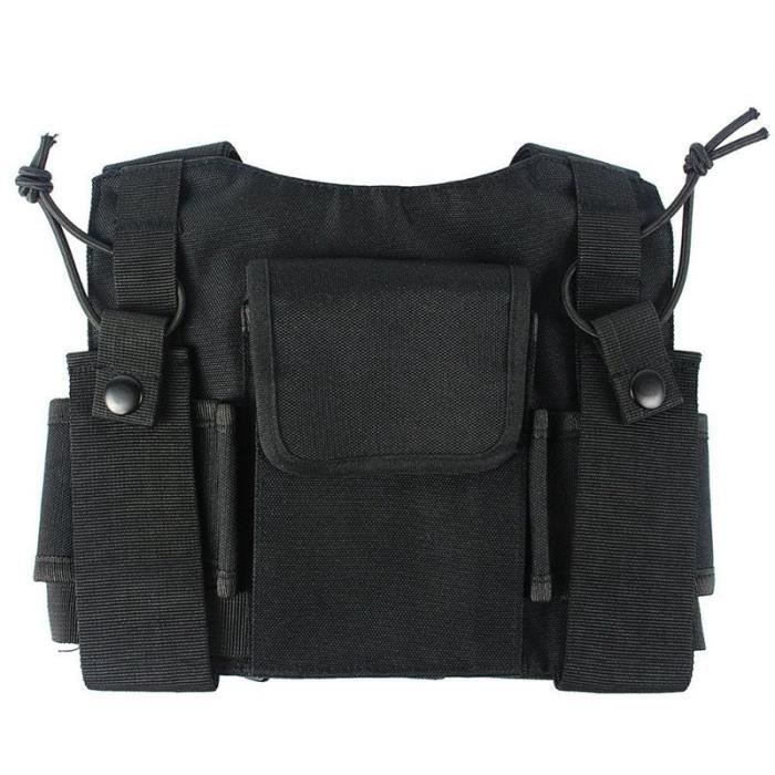 Radio tascabili, radio da petto, imbracatura per radio da petto, marsupio, custodia, gilet, custodia per ricetrasmittente.